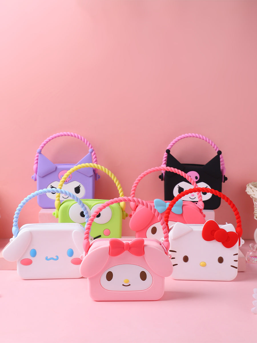 Hello Kitty, Bags, White And Pink Hello Kitty Sanrio Shoulder Bag