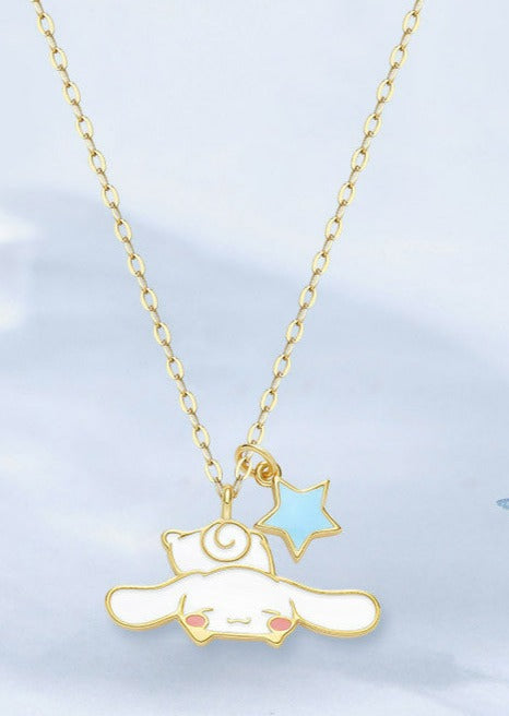 Sanrio Cinnamoroll 20th Annversary 925 Silver Necklace with Box