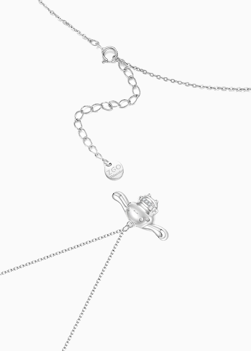 My Melody Elegant Cute Silver Necklace w/ Pendants | Tide Color x Sanrio - Magic Cosmos St